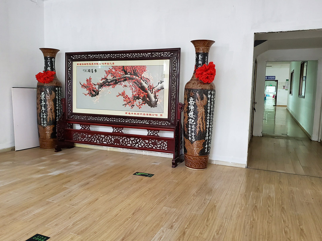 APMジャパン株式会社が契約しているOEM/ODMの縫製工場（南通伯瑞特服装有限公司）の写真です。